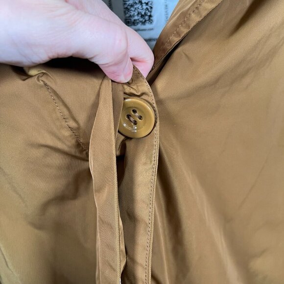 OOF WEAR Oversized Trench Coat Jacket Womens Size IT 40 US 2 Brown Minimal - Picture 9 of 12